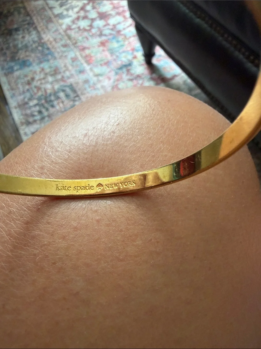 Kate Spade Classic Gold-Tone Bangle Bracelet - Women's Jewelry